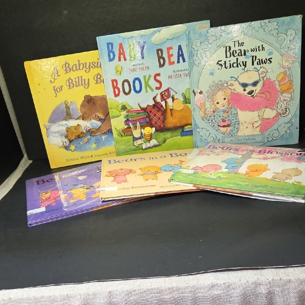 6 Childrens Hardcover‎ Books About Bears